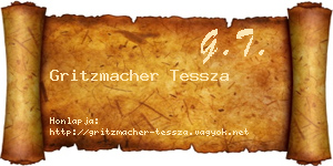 Gritzmacher Tessza névjegykártya