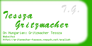 tessza gritzmacher business card